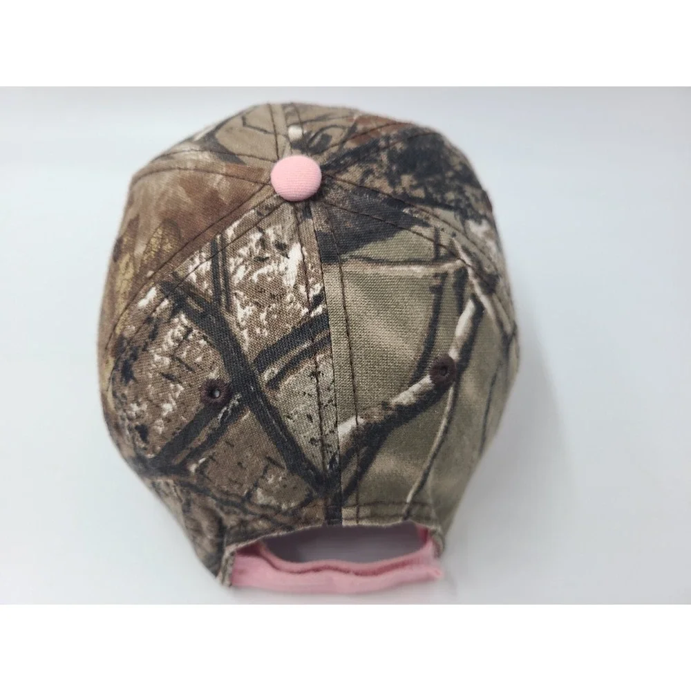 Women Team Realtree‎ Camo Adjustable Hat Cap Hunt Fish Outdoors Farm Brown Pink